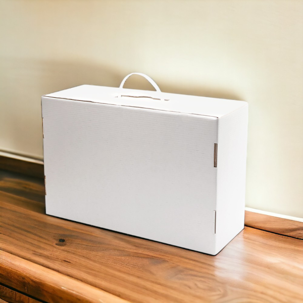 Подарочная Коробка из МГК с Ручкой 35,5*23,4*12,5 см / Стильная и прочная